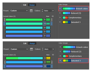 Example showing Color Reduction via a Color Group