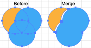 Screen shot of the Expanded result of a Pathfinder Merge operation