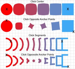 Illustration of Blending Objects with the Blend Tool.