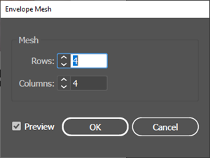 Illustration of Envelope Mesh dialog.