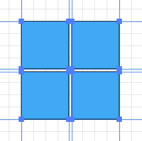 Screen shot of a Grid with Guides