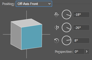 Screen shot of the 3D Orientation Dialog Options