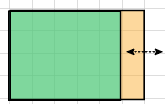 Illustration of how to Stretch an object using the Bounding Box controls.