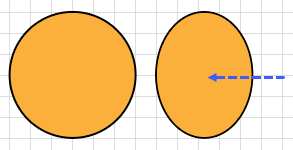 Illustration of Scaling in only one Dimensions with the Free Transform tool 