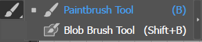 Blob Brush Tool button.