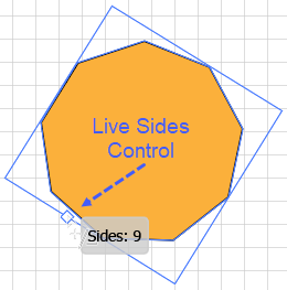 Change the number of sides when drawing with the Polygon Tool in Adobe Illustrator.