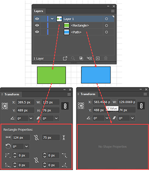 Difference between Live Shapes and regular Closed Paths in Adobe Illustrator.